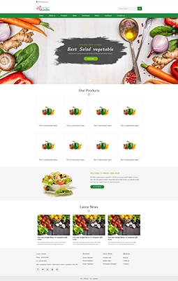 通用綠色農(nóng)業(yè)花卉外貿(mào)網(wǎng)站